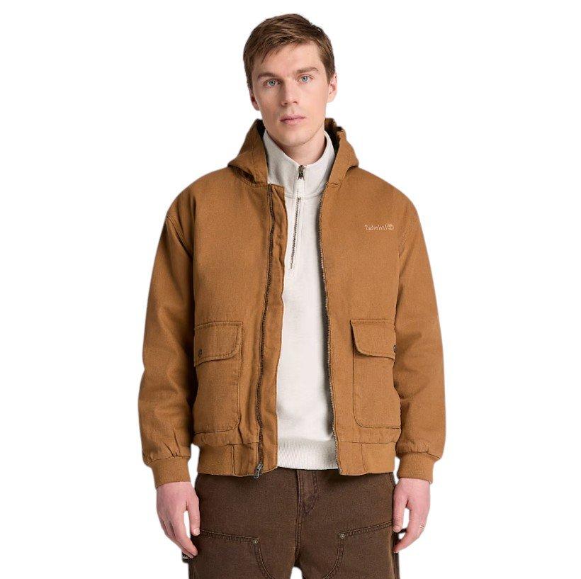 TIMB Insulated Canvas Wheat Bomber - WHEAT